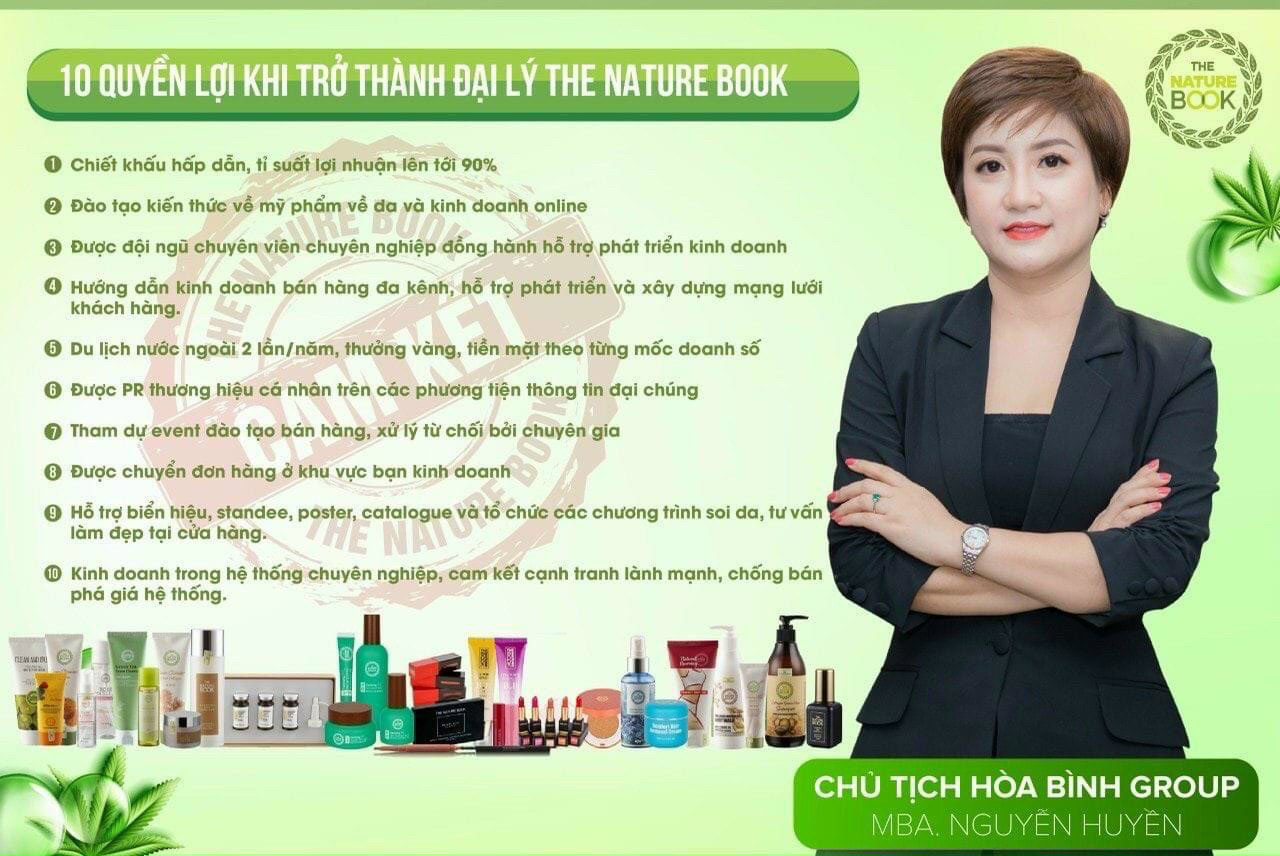 Cam kết từ thương hiệu đối với cừa hàng nhượng quyền Shop Mỹ phẩm thiên nhiên Hàn Quốc The Nature Book
