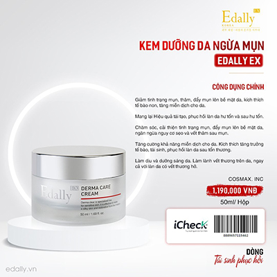 Kem Dưỡng Da Ngừa Mụn Edally EX Hàn Quốc - Edally EX Derma Care Cream