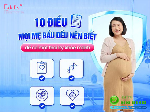 10 điều mọi mẹ bầu đều nên biết để có một thai kỳ khỏe mạnh