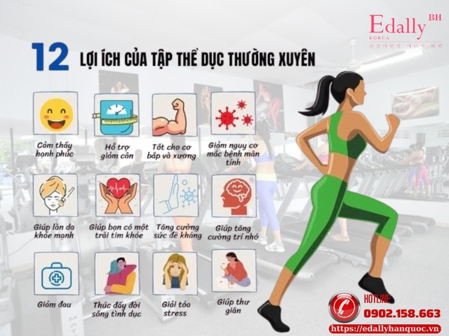 12 lợi ích của việc tập luyện thể dục thể thao thường xuyên đối với sức khỏe và cơ thể 12 lợi ích của việc tập luyện thể dục thể thao thường xuyên đối với sức khỏe và cơ thể