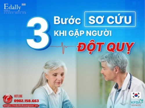 3 Bước Sơ Cứu Khi Gặp Người Đột Quỵ