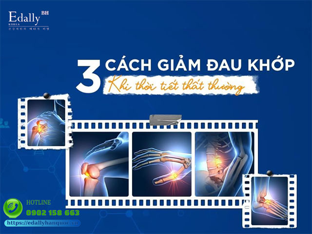 3 cách giảm đau khớp hiệu quả khi thay đổi thời tiết