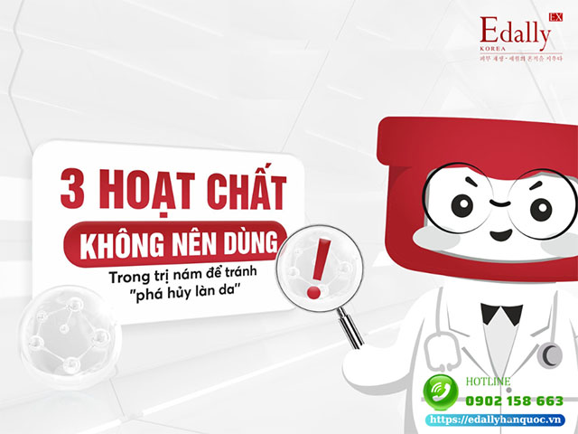 3 Hoạt Chất Không Nên Dùng Trong Trị Nám Để Tránh Phá Hủy Làn Da