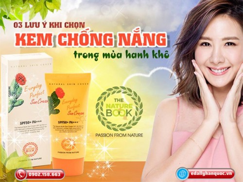 3 Lưu Ý Khi Chọn Kem Chống Nắng Mùa Hanh Khô