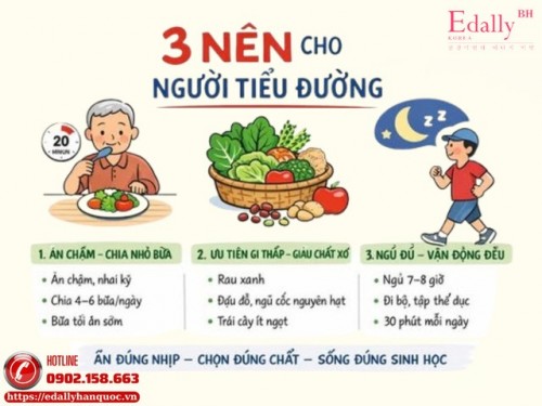 3 Nên Quan Trọng Nhất Với Người Bệnh Tiểu Đường