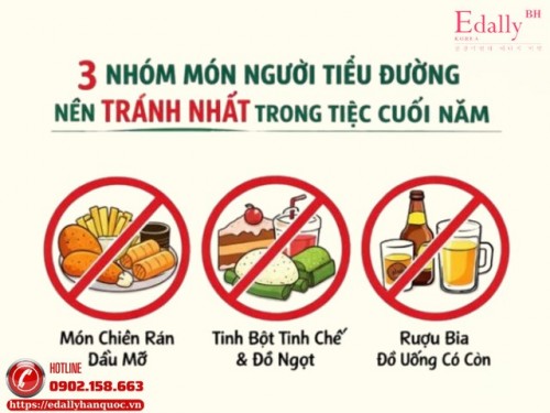 Người Bệnh Tiểu Đường Nên Tránh Nhất 3 Nhóm Món Ăn Trong Tiệc Cuối Năm