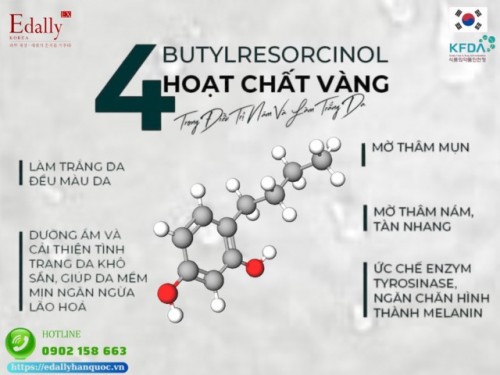 4-Butylresorcinol - Hoạt Chất Vượt Trội Trong Điều Trị Nám Và Trắng Sáng Da