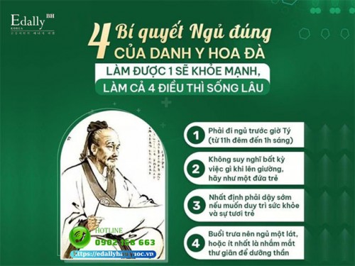 4 Bí Quyết Ngủ Đúng Của Danh Y Hoa Đà