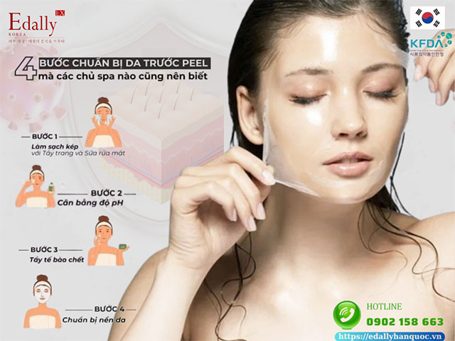 Khám phá ngay 4 bước chuẩn bị da trước khi peel da đúng chuẩn đến từ chuyên gia mà các chủ Spa nên biết