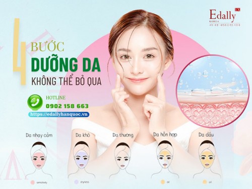 4 Bước Dưỡng Da Không Thể Bỏ Qua Hằng Ngày