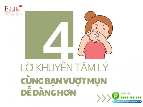 Lời Khuyên Tâm Lý Giúp Bạn Vượt Qua Mụn Dễ Dàng 