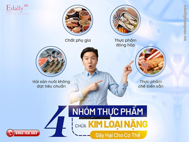 4 nhóm thực phẩm chứa nhiều kim loại nặng mà bạn nên tránh xa