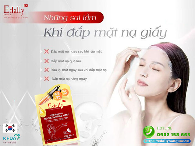 4 sai lầm cần tránh khi đắp mặt nạ