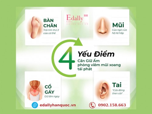 Phòng Ngừa Viêm Xoang Tái Phát Cần Giữ Ấm 4 Yếu Điểm Sau 