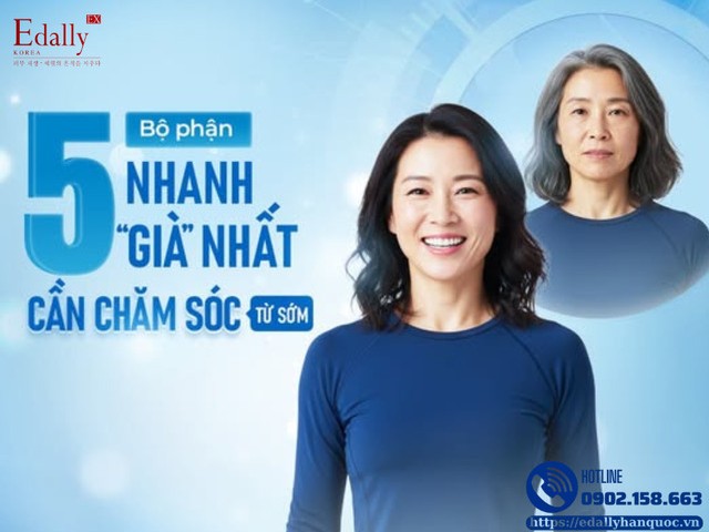 5 bộ phận nhanh già nhất của cơ thể cần chăm sóc từ sớm