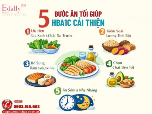 5 Bước Ăn Tối Giúp HbA1c Cải Thiện Ở Người Bệnh Tiểu Đường