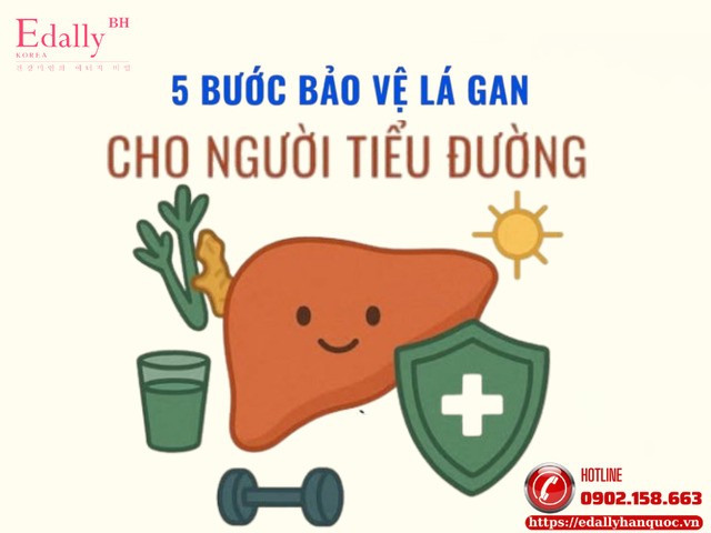 5 bước bảo vệ lá gan cho người bệnh tiểu đường