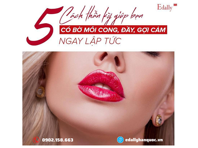 5 cách thần kỳ giúp bạn có bờ môi cong, đầy, gợi cảm ngay lập tức