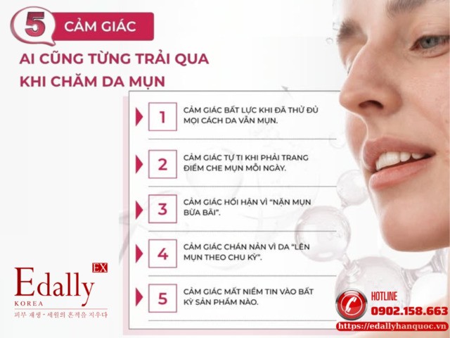 5 cảm giác ai cũng từng trải qua khi chăm sóc da mụn