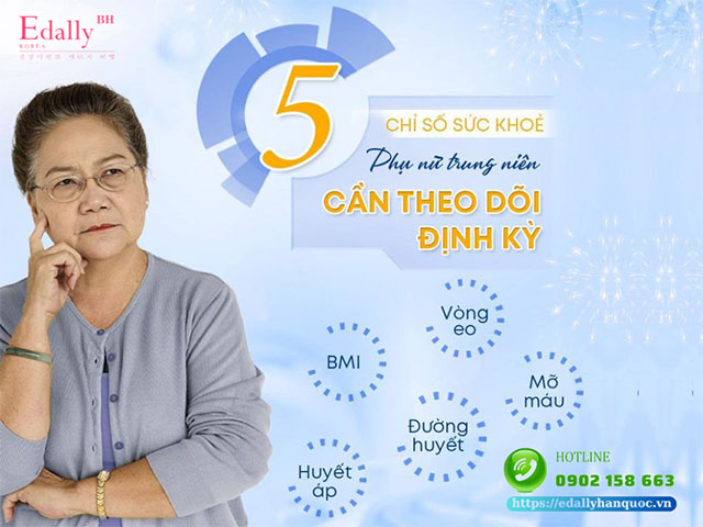 5 chỉ số sức khỏe mà phụ nữ tuổi trung niên cần lưu ý và theo dõi định kỳ