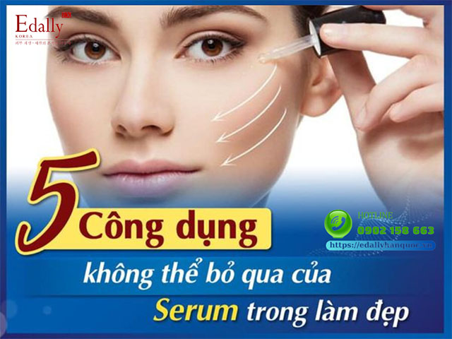 5 công dụng không thể bỏ qua của serum trong làm đẹp da