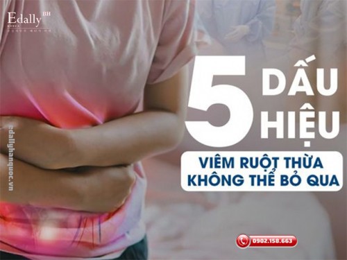 5 Dấu Hiệu Viêm Ruột Thừa Không Nên Bỏ Qua