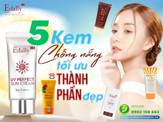 Review Top 5 kem chống nắng phổ rộng có chất kem mịn nhẹ tốt nhất hiện nay