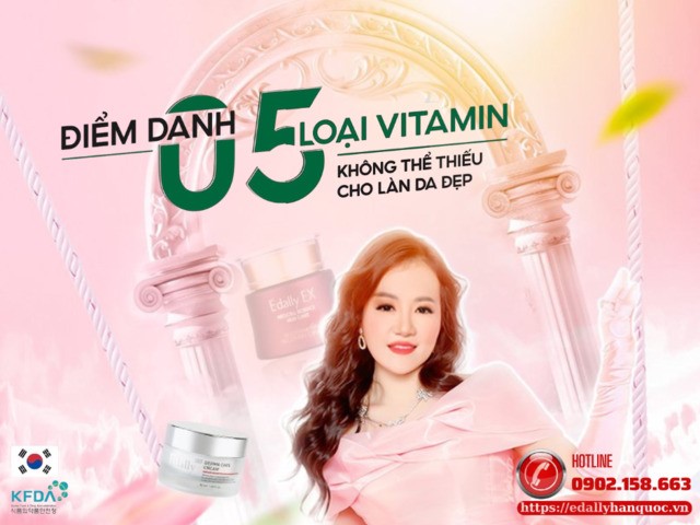 Điểm danh 5 loại Vitamin không thể thiếu cho làn da đẹp