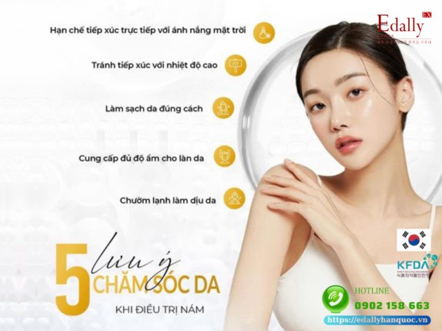 5 lưu ý khi điều trị nám nông, nám sâu để đạt hiệu quả nhanh và không tái phát