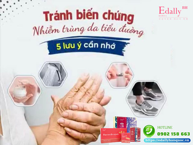 5 lưu ý để phòng tránh biến chứng nhiễm trùng da ở người bệnh tiểu đường