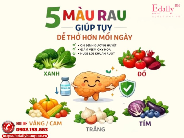 5 màu rau giúp tụy dễ thở hơn mỗi ngày cho người bệnh tiểu đường 5 màu rau giúp tụy dễ thở hơn mỗi ngày cho người bệnh tiểu đường
