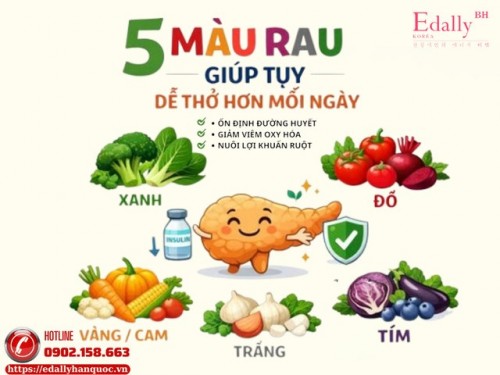 5 Màu Rau Giúp Tụy Dễ Thở Hơn Mỗi Ngày