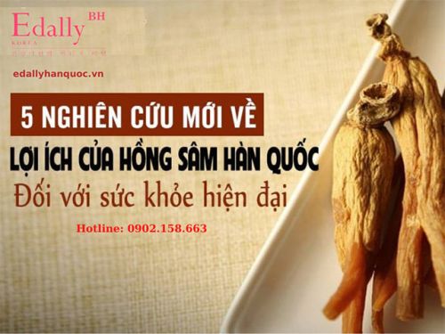 5 Nghiên Cứu Mới Nhất Về Công Dụng Của Hồng Sâm Hàn Quốc