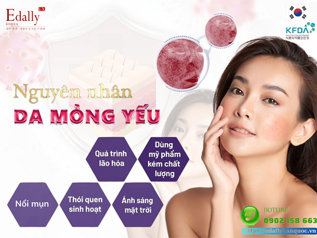 5 nguyên nhân khiến da bạn trở nên mỏng và yếu