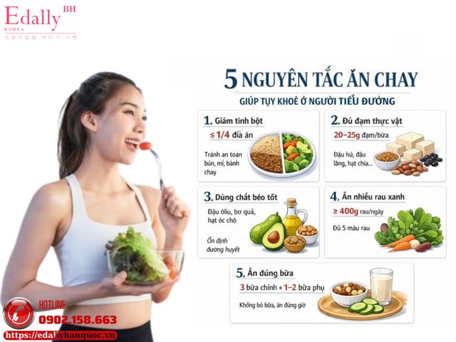 5 Nguyên Tắc Ăn Chay Giúp Tụy Khỏe Ở Người Tiểu Đường