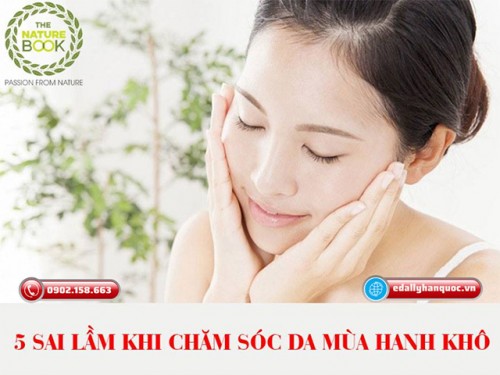 Những Sai Lầm Khi Chăm Sóc Da Mùa Hanh Khô