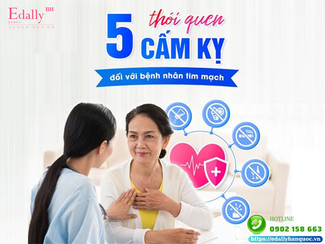 5 thói quen cấm kỵ đối với bệnh nhân tim mạch