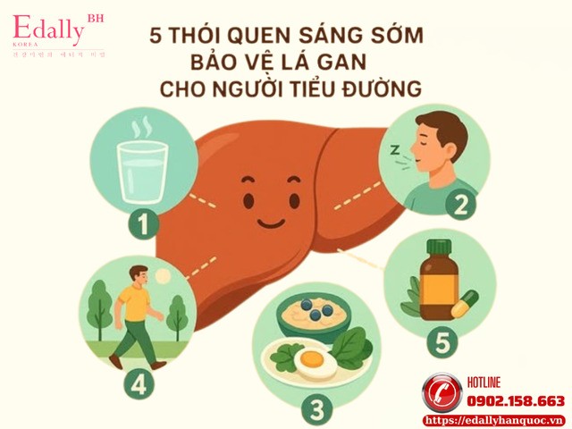5 thói quen sáng sớm bảo vệ lá gan cho người bệnh tiểu đường