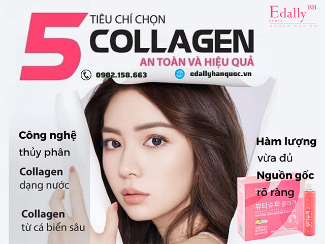 5 tiêu chí lựa chọn sản phẩm Collagen an toàn và hiệu quả