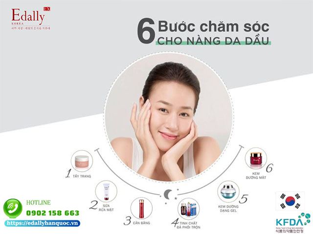 6 bước chăm sóc toàn diện, cá nhân hóa khôi phục sự tươi trẻ cho nàng da dầu