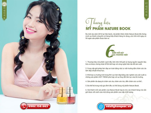 6 điểm nổi bật của thương hiệu mỹ phẩm thuần chay The Nature Book Hàn Quốc