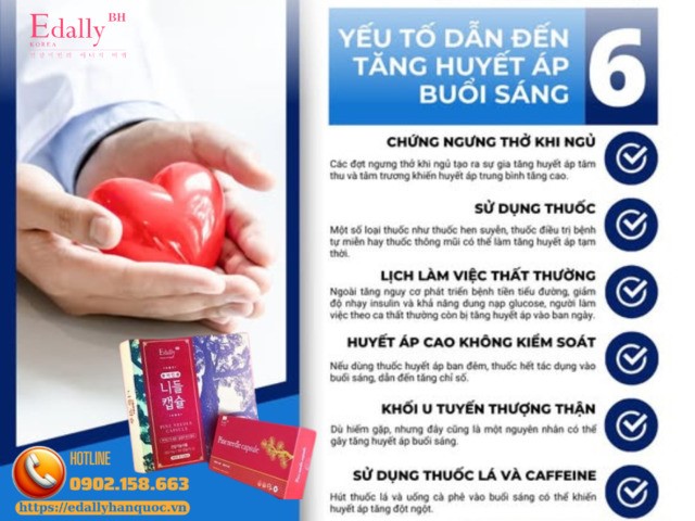 6 yếu tố dẫn đến tăng huyết áp buổi sáng