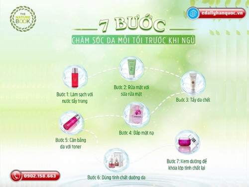 7 Bước Chăm Sóc Da Ban Đêm Chuyên Sâu