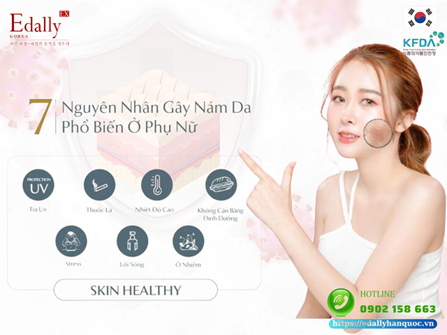 7 nguyên nhân gây nám sạm da phổ biến ở phụ nữ