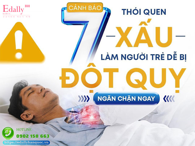 7 thói quen xấu làm người trẻ dễ bị đột quỵ