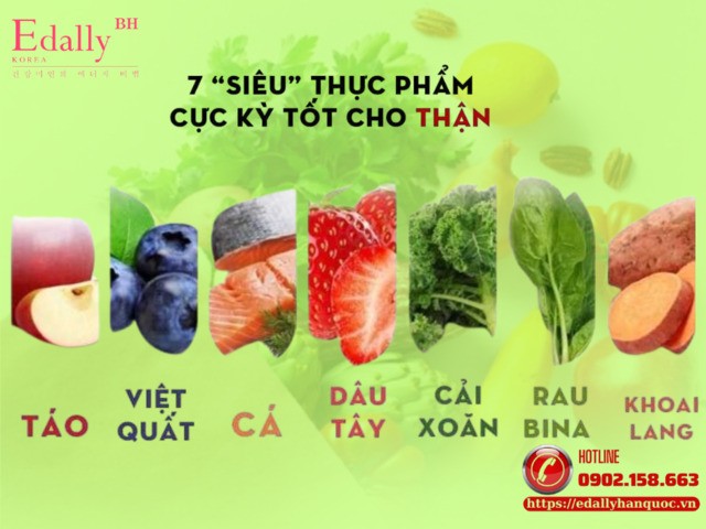 7 Thực phẩm cực kỳ tốt cho người bệnh thận