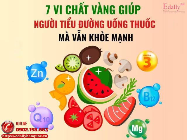 7 vi chất vàng giúp người bệnh tiểu đường uống thuốc mà vẫn khỏe mạnh 7 vi chất vàng giúp người bệnh tiểu đường uống thuốc mà vẫn khỏe mạnh