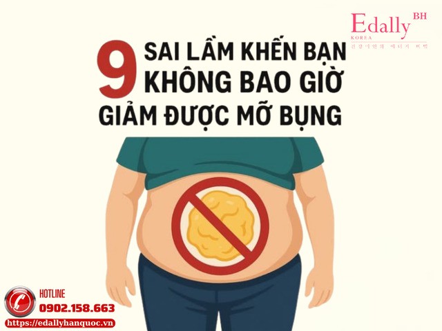 9 sai lầm khiến bạn không bao giờ giảm được mỡ bụng
