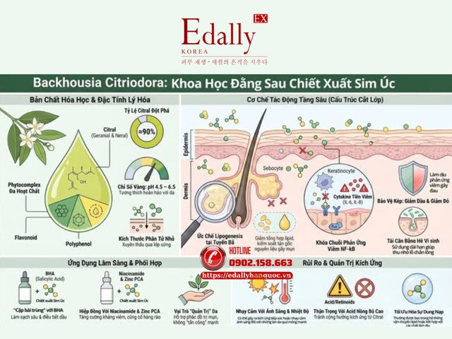 Backhousia Citriodora Leaf Extract: Khoa học đằng sau chiết xuất Sim Úc Backhousia Citriodora Leaf Extract: Khoa học đằng sau chiết xuất Sim Úc