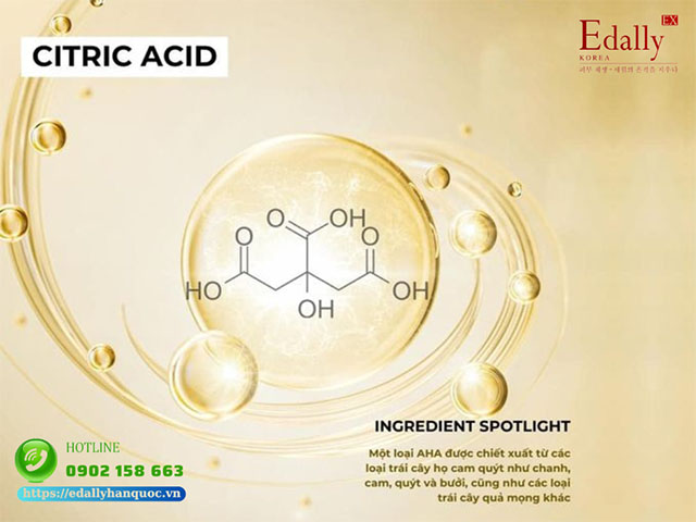 Citric acid là gì và có tác dụng gì đối với làn da?